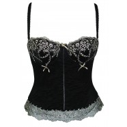 Bustier - Black/White