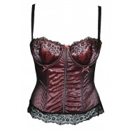 Bustier - Pink/Black