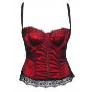 Bustier - Red/Black