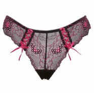 Thong - Black/Pink